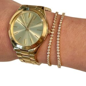 Michael Kors Gold Stainless Bracelet Watch